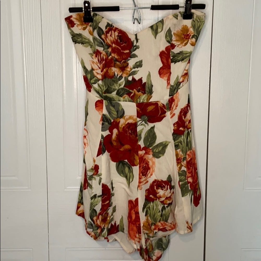 Forever 21 floral romper